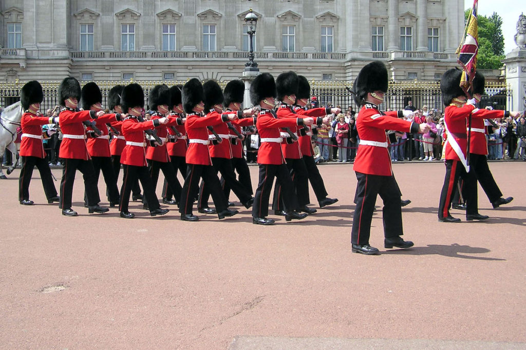Výměna stráží u Buckinghamského Paláce