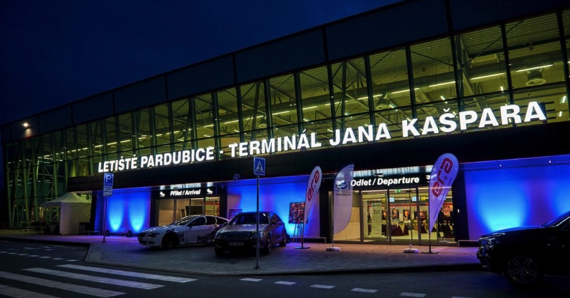 Letiště Pardubice - terminál Jana Kašpara